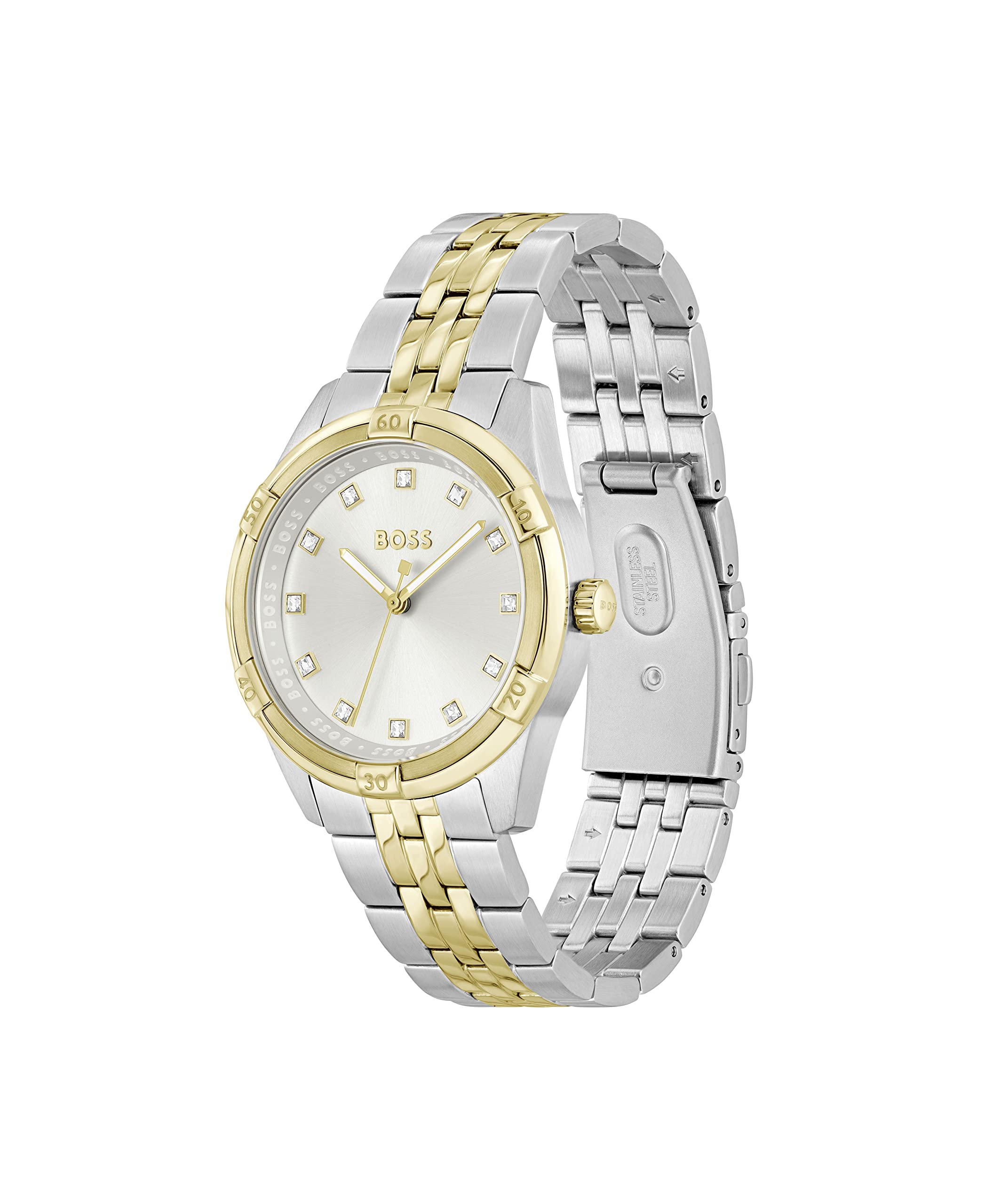 Hugo Boss RHEA Women's Watch, Analog - Silver / Gold