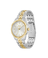 Hugo Boss RHEA Women's Watch, Analog - Silver / Gold