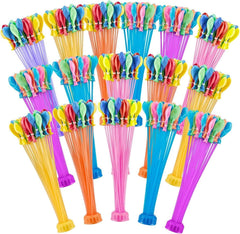 SKY-TOUCH Colorful Water Balloons Rapid-Filling Self-Sealing, Easy Fill for Outdoor Family,Party, Friends, Children Summer Fun(111pcs/bag)