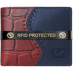 AL FASCINO Stylish RFID Protected Genuine Leather Wallet for Men