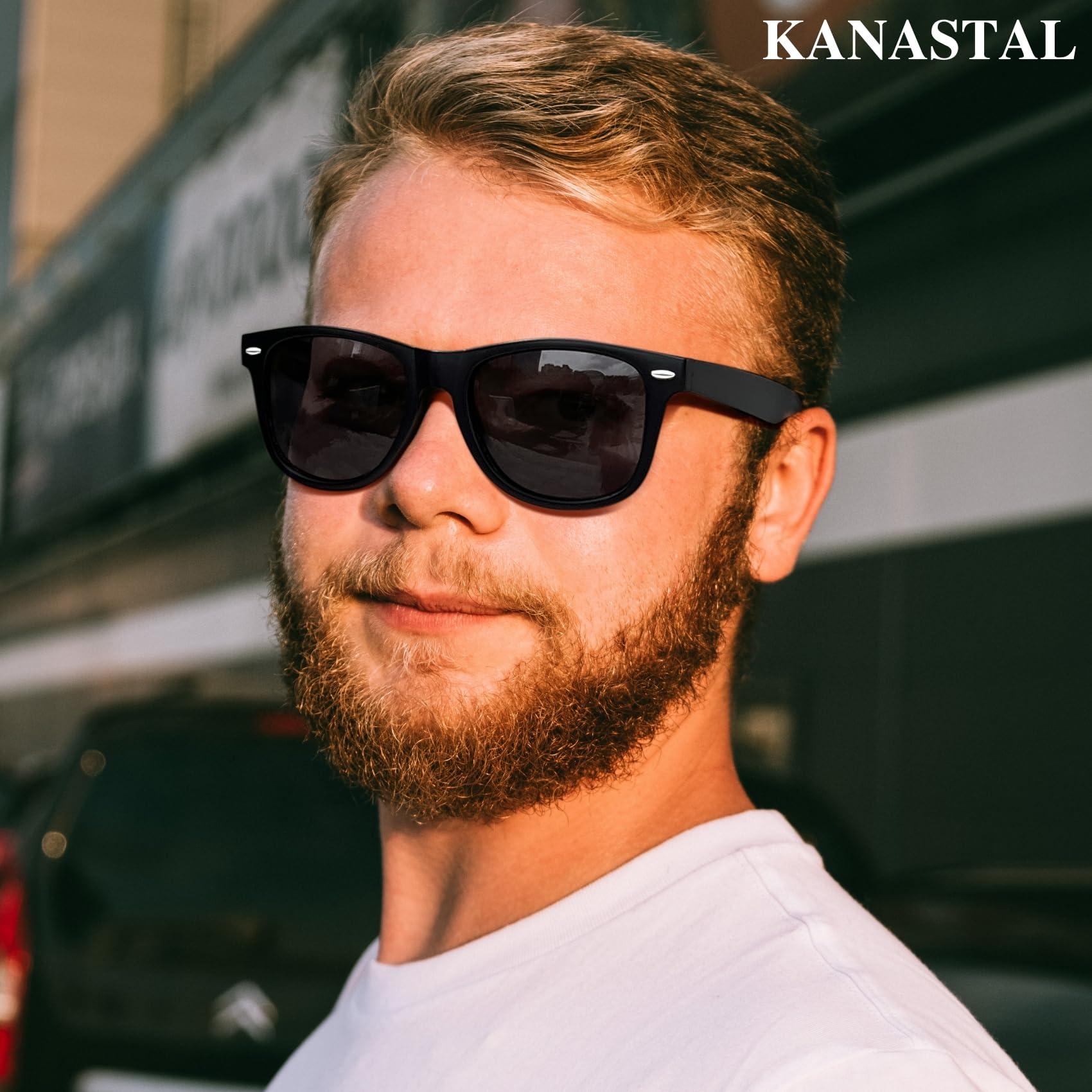 KANASTAL Polarized Sunglasses Men, Fashion Square Sun Glasses Women, Classic Shades for Womens, Driving Fishing Outdoor 100% UV400 Protection