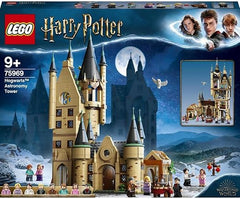 LEGO Harry Potter Hogwarts Astronomy Tower, Castle Toy Playset for Kids, Girls & Boys with 8 Character Minifigures including Herione and Ron, plus Hedwig the Owl Figure, Wizarding World Gifts 75969