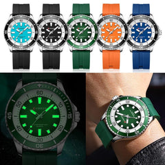 CURREN Original Fashion Men Watches Luxury Sports Silicone Strap Waterproof Quartz Wristwatch with Luminous Hands 8448