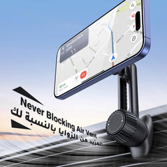 UGREEN MagSafe Car Mount for iPhone 16 Pro Max【Never Block Air Vent&360° Rotate】Stable Car Phone Holder Magnetic, Magnet Mobile Holder for Car, Car Holder, Car Accessories, 14 15 Galaxy S24 Ultra, etc