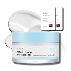 IUNIK Beta-Glucan Barrier Cream Deep Moisture Day & Night Moisturizer for Dry, Sensitive Skin