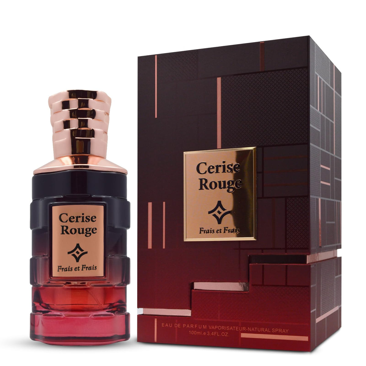 Frais Et Frais Cerise Rouge Perfume 100ML - Eau de Parfum - Long Lasting, Premium Women's Fragrance with Tuberose & Orange Blossom