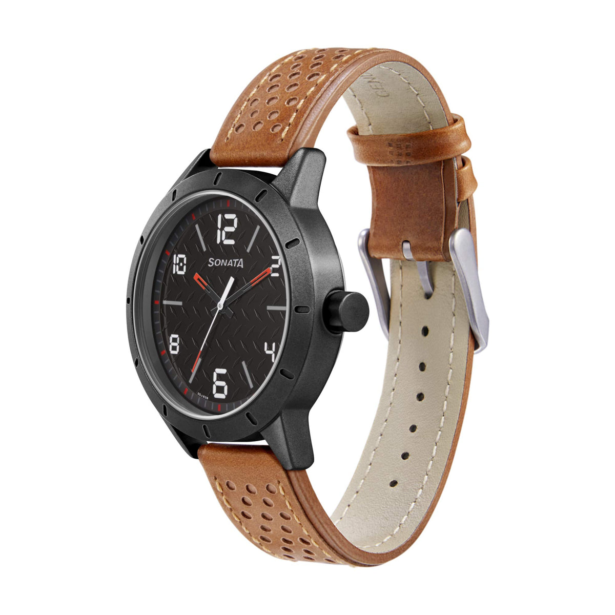 Sonata Nxt Analog Black Dial Men's Watch-NN7137AL02/NP7137AL02
