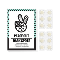 PEACE OUT Microneedling Dots for Dark Spots, Targeted Spot Patches with Dissolving Microneedles, Niacinamide, Hydrocolloid, Skincare for Uneven Tone and Texture (12 Count)