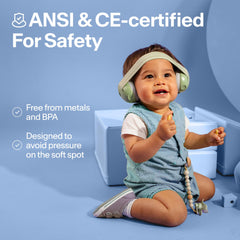 Alpine Muffy Baby Ear Defenders - Noise cancelling ear muffs for babies and toddlers from 12 to 36 months - Prevent hearing damage - Improve sleep on the move - Comfortable fit