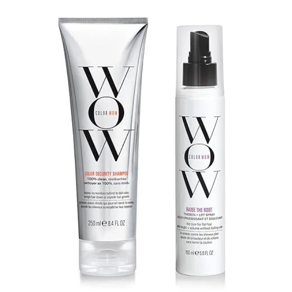 COLOR WOW Beat the Grease Bundle  This duo delivers 100% clean, no residue results, plus all day root lift Featuring COLOR SECURITY SHAMPOO and RAISE THE ROOT volumizer