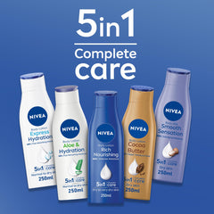NIVEA Body Lotion Dry Skin, Cocoa Butter Vitamin E, 250ml