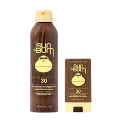 Sun Bum Original SPF 30 Sunscreen Spray & Face Stick Set, Broad Spectrum UVA/UVB Protection, Vegan & Reef Friendly (Octinoxate & Oxybenzone Free), Moisturizing with Vitamin E