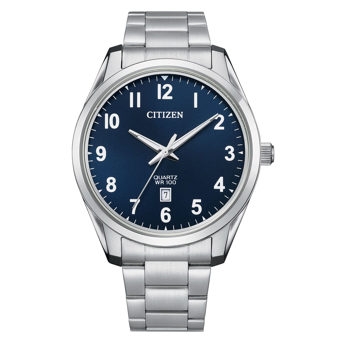 Citizen BI1031-51L Blue Analog Stainless Steel Quartz Men's Dress Casual Watch