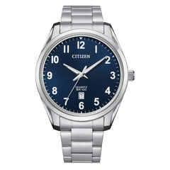 Citizen BI1031-51L Blue Analog Stainless Steel Quartz Men's Dress Casual Watch