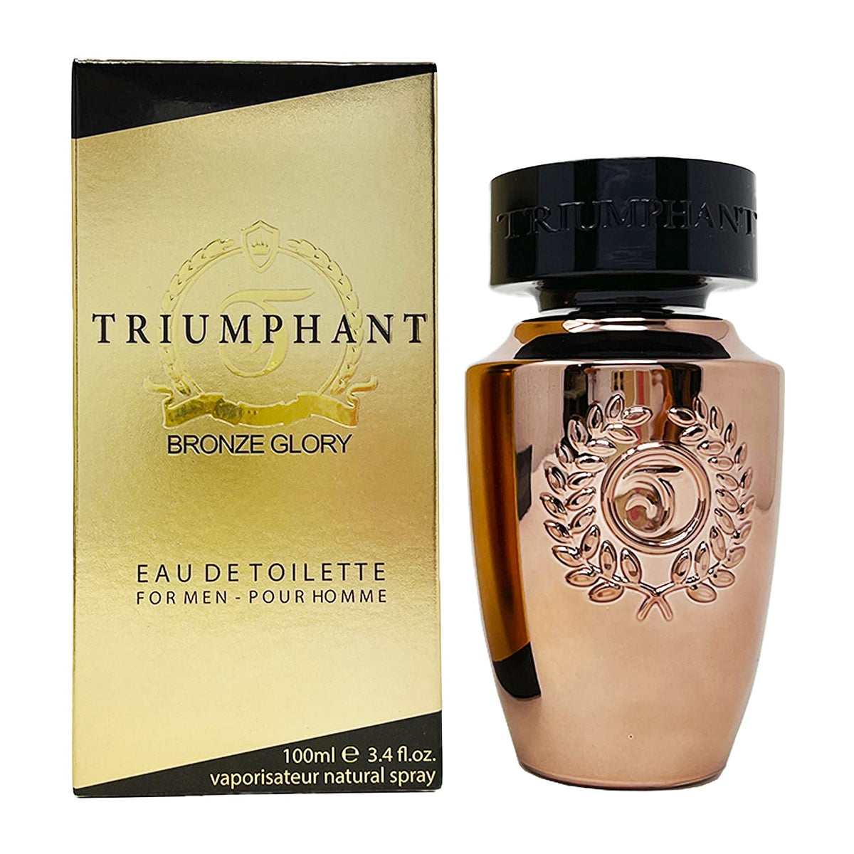 Triumphant Bronze Glory for Men (3.4 oz / 100 ml, Eau de Toilette) Nu Parfum