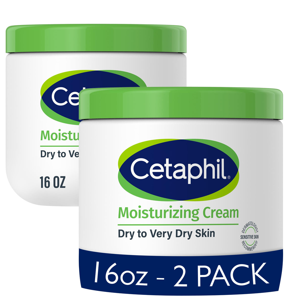 Cetaphil Moisturizing Cream 453g (Pack of 2)