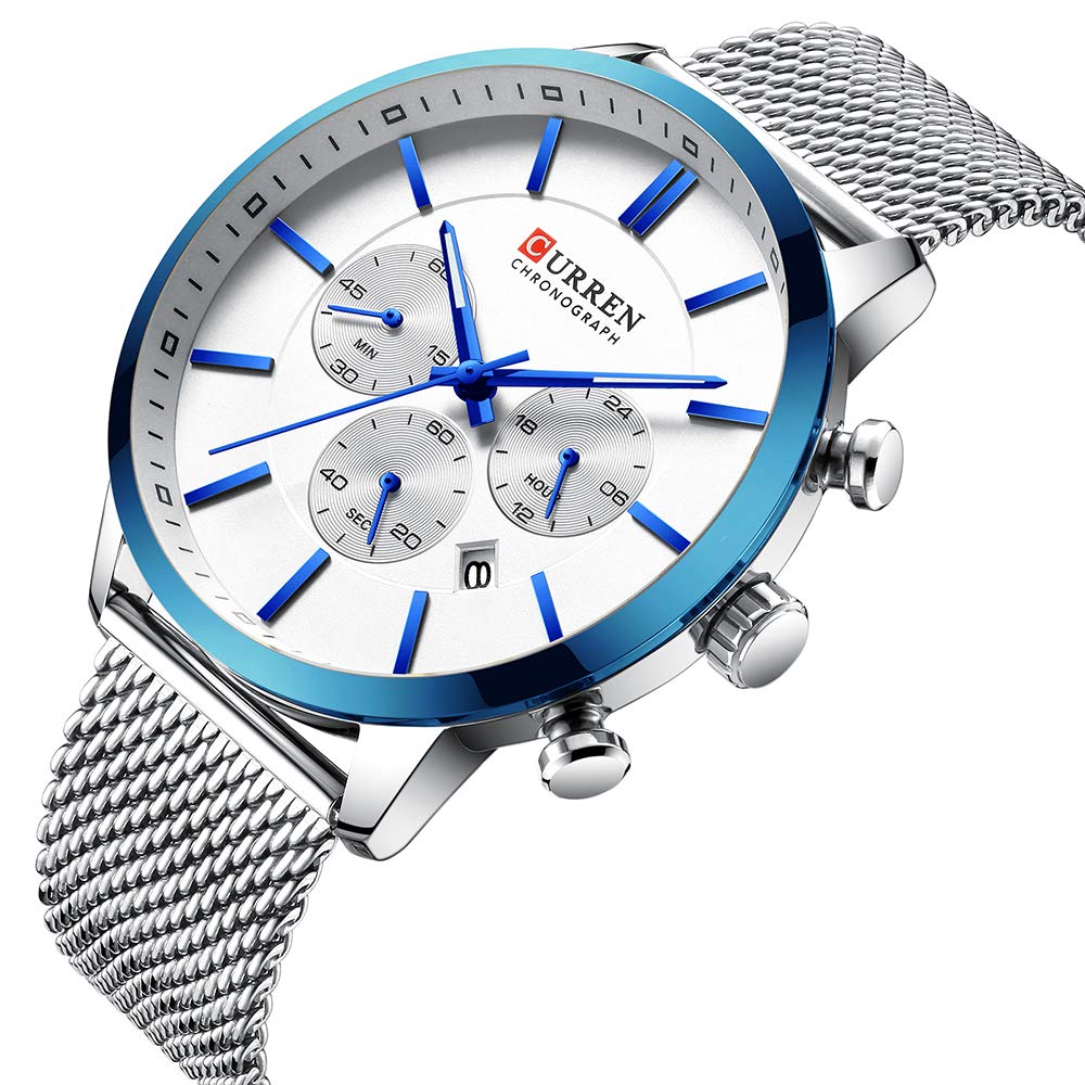 CURREN 8340 Man Watch Man Sport Watch Man Waterproof Outdoor Wristwatch Man Watch Man Chronograph Quartz Business Watch Male Watch for Men