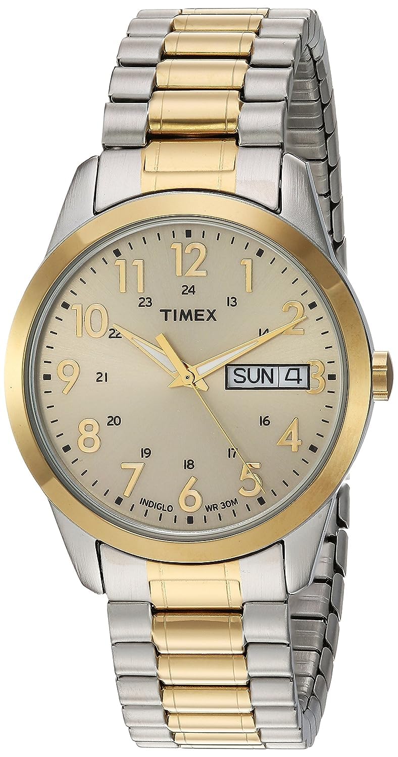 Timex Men's South Street Sport 36mm Watch Box Set - Two-Tone/Champagne
