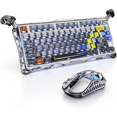 GravaStar Mercury K1 Pro Keyboard & X Pro Mouse Interstellar Silver