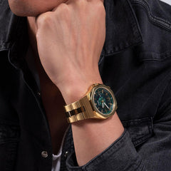 GUESS Men's 42mm Watch - Black Strap Black Dial Black Case