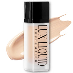 Organic Aloe-Based LUX Liquid Foundation, Natural Vegan Gluten-Free Made in USA, Vanilla