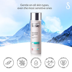 Swiss Image Refreshing Cleansing Milk 200 ml | Non-Greasy, Gentle Facial Cleanser & Makeup Remover | Cleanses, Brightens, Balances Oil & Removes Impurities | Combination to Oily Skin | Swiss Made