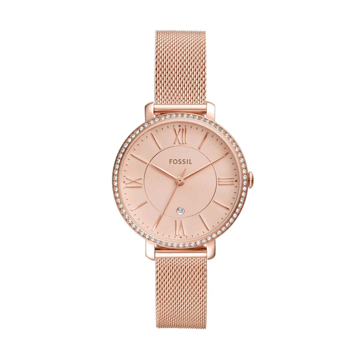 Fossil Women's Quartz Watch, Analog Display and Stainless-Steel Strap Multi-Colour