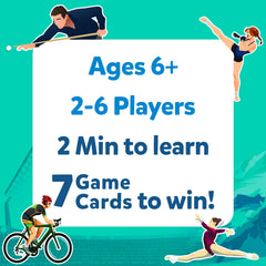 Skillmatics Guess in 10 Sports, Perfect for Boys, Girls, Kids, and Families Who Love Card Games, Toys, Travel Games, Gifts for Ages 6, 7, 8, 9 and Up