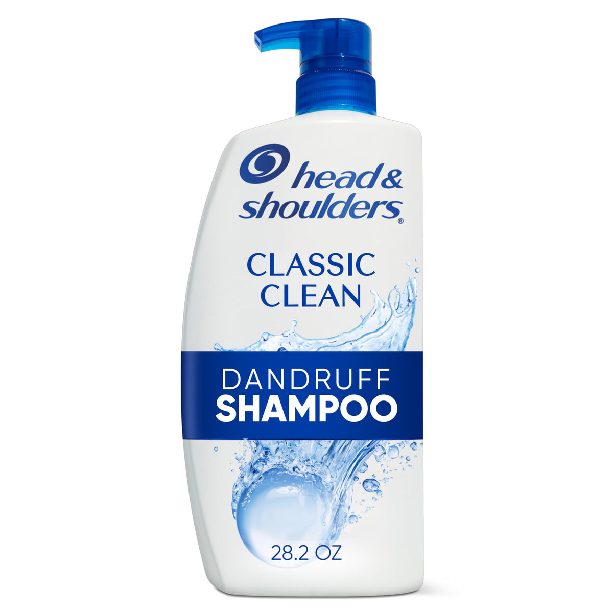 Head and Shoulders Dandruff Shampoo, Anti-Dandruff Treatment, Classic Clean for Daily Use, Paraben Free, 28.2 oz