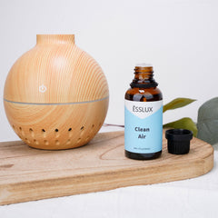 ESSLUX Clean Air Fragrance Oil - Aromatherapy Essential Scented Oils for Diffuser, Massage, Soap, Candle Making Scents, Perfume, Home Fragrance, 30 ml