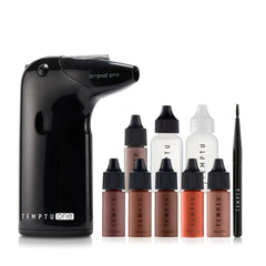 TEMPTU One Airbrush Makeup Kit – 11-Piece Cordless System with Compressor, Airpod Pro & 6 Shades for Flawless Complexion