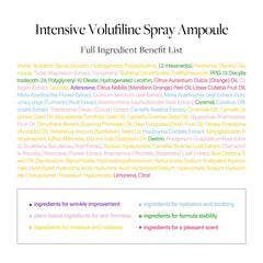 d'alba Piedmont Intensive Vegan Volufiline Spray Ampoule, premium elasticity care treatment, 50,000ppm Volufiline ampoule, ultimate skin-firming, 1.69 fl.oz