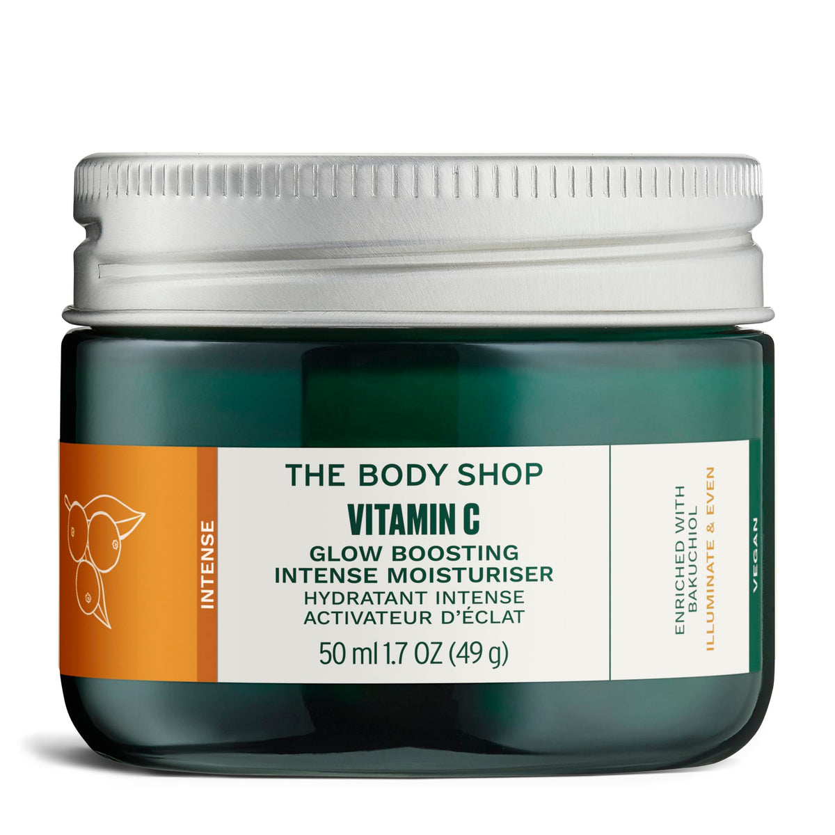 The Body Shop Vitamin C Glow Boosting Intense Moisturer, Daily Boost, Radiance and Hydration - 50ml