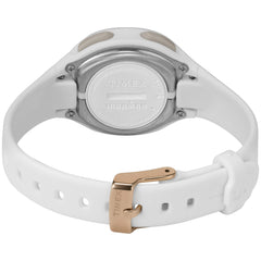 TIMEX Transit+ Watch with Activity Tracking & Heart Rate 33mm - White/Rose Gold-Tone