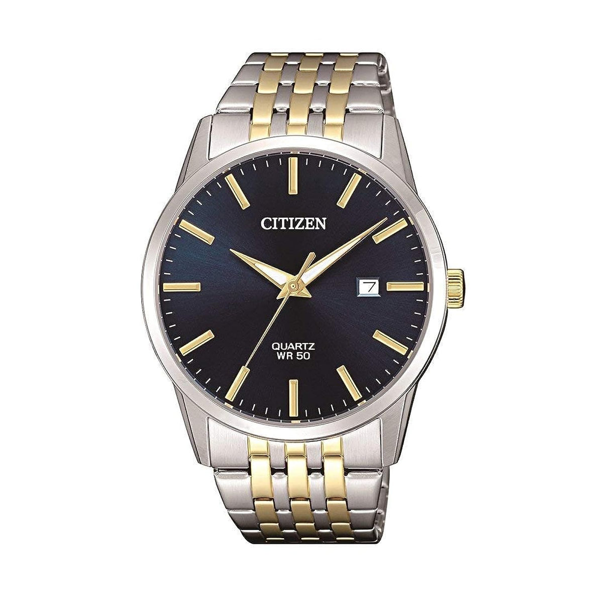 Citizen Quartz WR 50 Men's Stainless Steel Watch - (BI5006-81L)