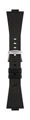 Tissot Mens PRX Powermatic 80 316L Stainless Steel case Automatic Watches, Black, Rubber, 12 (T1374071705100)