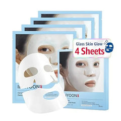 Illiyoon Ceramide Ato Concentrate Gel Face Mask Ceramide & Collagen Hydrating Overnight Hydrogel Mask with Hyaluronic Acid, Korean Pore Tightening Sleep Mask, Glass Skin Glow