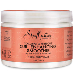 Shea Moisture Coconut & Hibiscus Curl Enhancing Smoothie, 12 oz (Pack of 1)