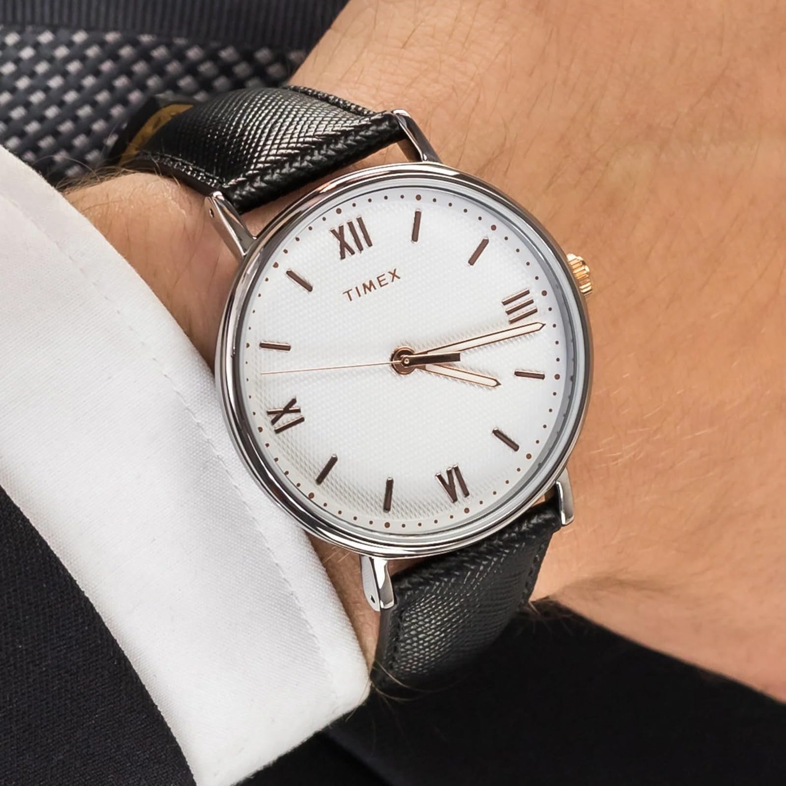 Timex Men's Southview 41mm Watch - Black/White