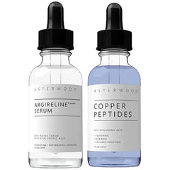 Asterwood Argireline Peptide Serum 1 oz + Copper Peptides Serum 1 oz