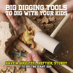 Creoos Dinosaur Egg Dinosaur Toys Dig Kit 12 Dinasour with 6 Digging Tools and Board Game Giant Dino Egg Large Big Gift for Kids Boys Girls Science Learning STEM Crafts Excavation Eggs Jurassic Toy