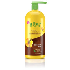 Alba Botanica Conditioner, More Moisture Coconut Milk, 32 oz