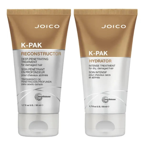 Joico K-PAK Daily Reconstructing Set | For Damaged Hair | Restore Shine | Smooth & Detangle | Eliminate Static | With Keratin & Guajava Fruit Extract