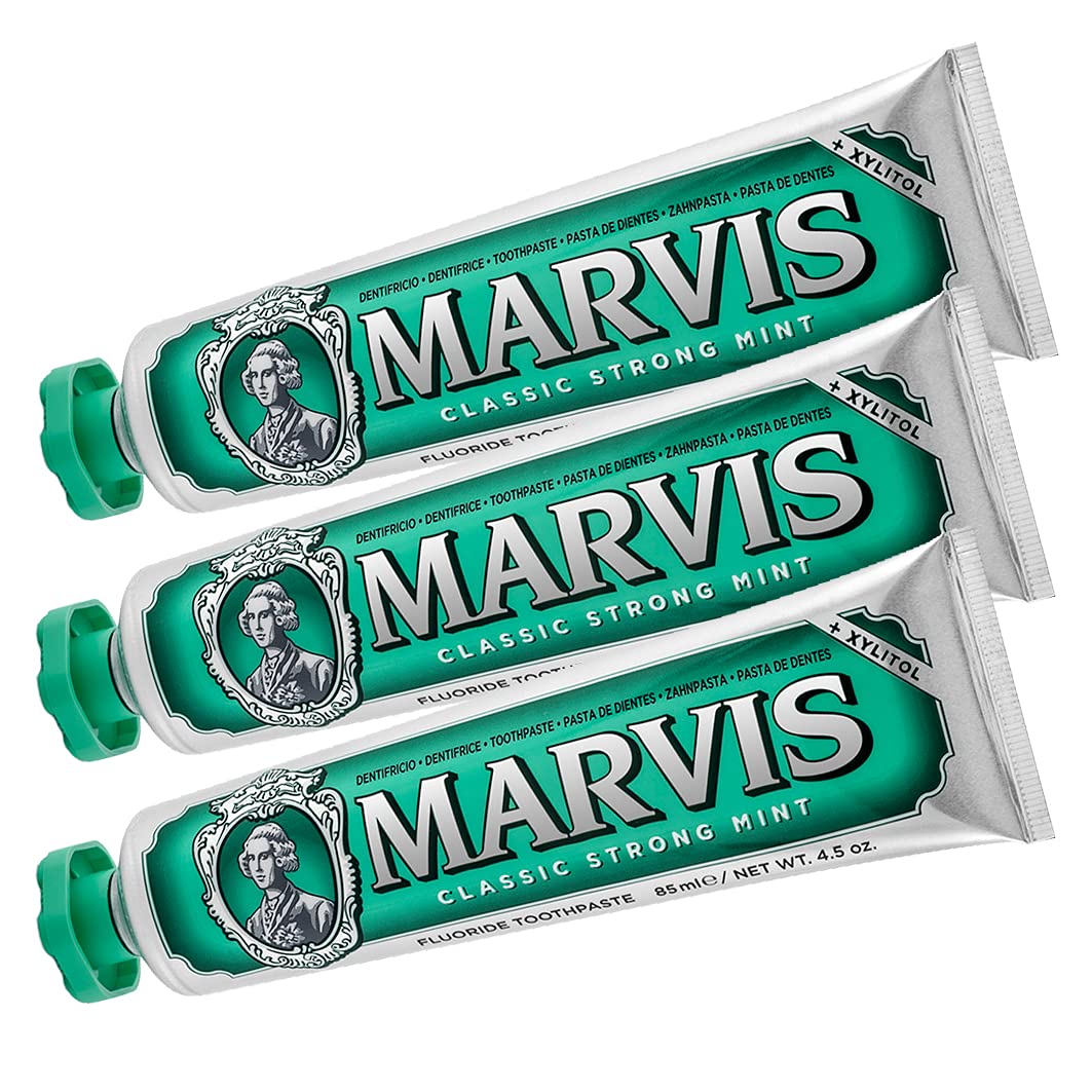 Marvis Classic Strong Mint Toothpaste - 85Ml (Pack of 3)