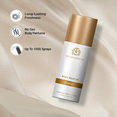 The Man Company Non-Gas Body Perfume for Men - Blanc (120 ML)