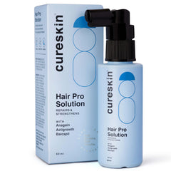 Cure Skin Hair Pro Solution | Hair Growth Serum with Anagen, ActiGrowth, and Bikapil | Strengthens, Repairs, and Nourishes Hair