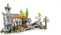 LEGO 10316 Icons The Lord of the Rings: Rivendell, Construct and Display Middle-earth Valley, Large Immersive Set for Adults with 15 Minifigure Characters Incl. Frodo, Sam and Bilbo Baggins