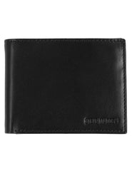 Steve madden Leather Rfid Blocking Wallet With Extra Capacity Id Window - Black