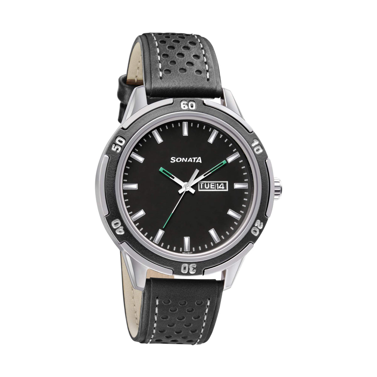 Sonata Nxt Analog Black Dial Men's Watch-NN7138KL03/NP7138KL03