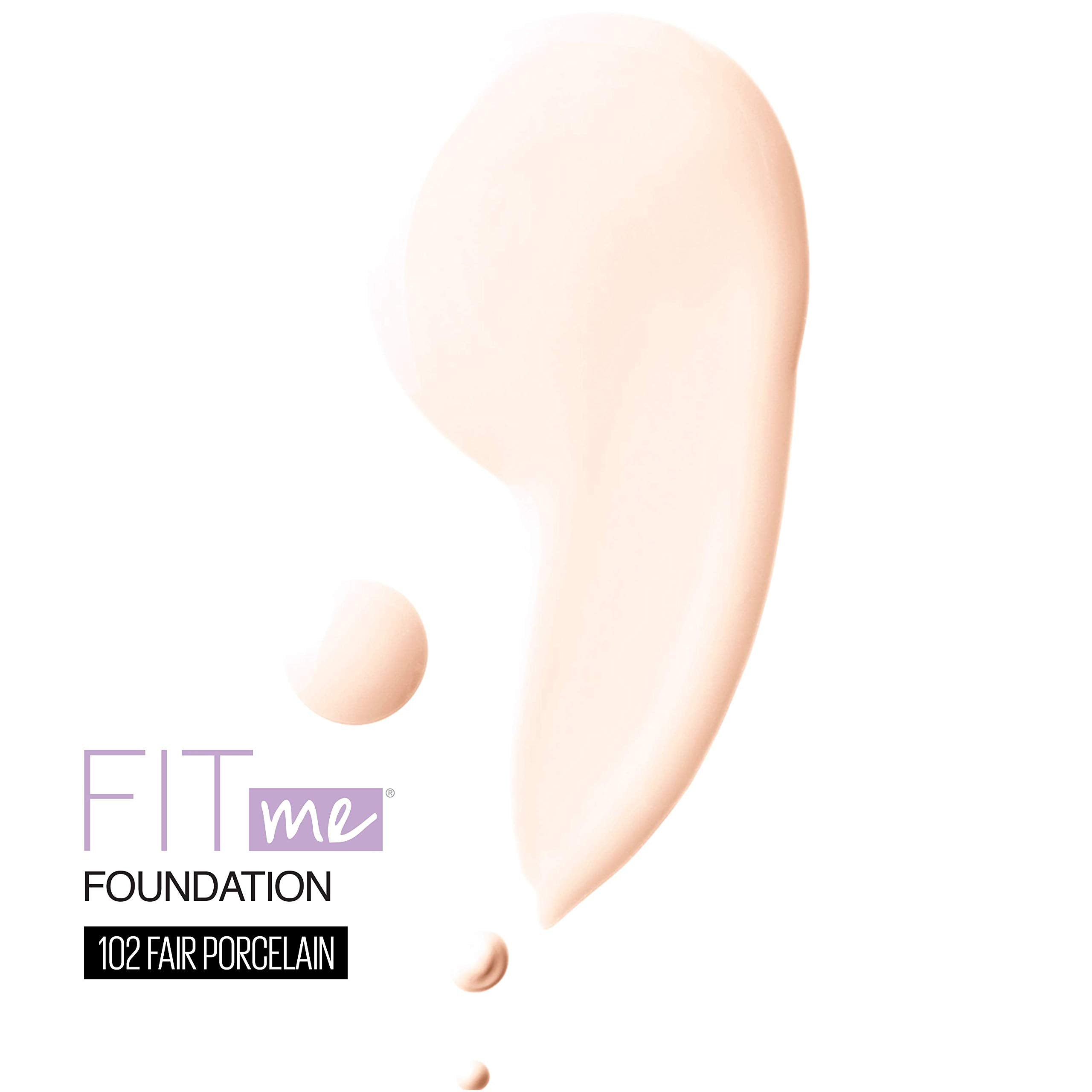 Maybelline New York Fit Me Dewy + Smooth Foundation (Pack of 2)